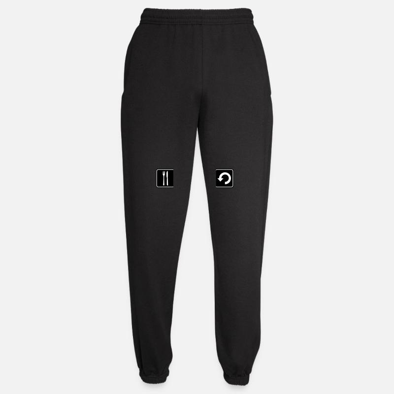 Manger dormir Répéter - Pantalon de jogging unisexe - noir