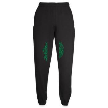Lion Tribal - Unisex Joggers - black - Front - AI Model Female 172 light (172cm)