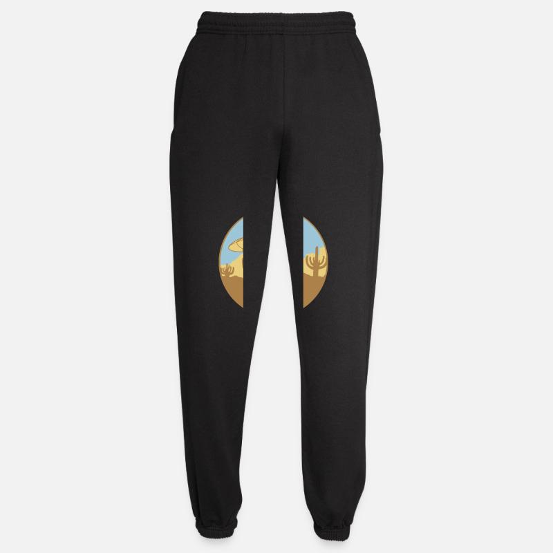 Scène d’OVNI flying Deserts - Pantalon de jogging unisexe - noir