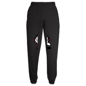 Zombie Monster DJ Horror Mixer Party Music - Unisex Joggers - black - Front - AI Model Female 172 light (172cm)