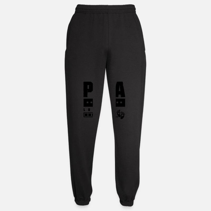 papa 2025 loading - Unisex Jogginghose - Schwarz