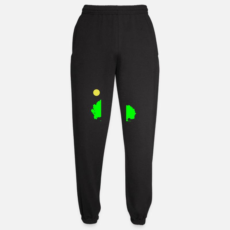 trees sun - Unisex Joggers - black