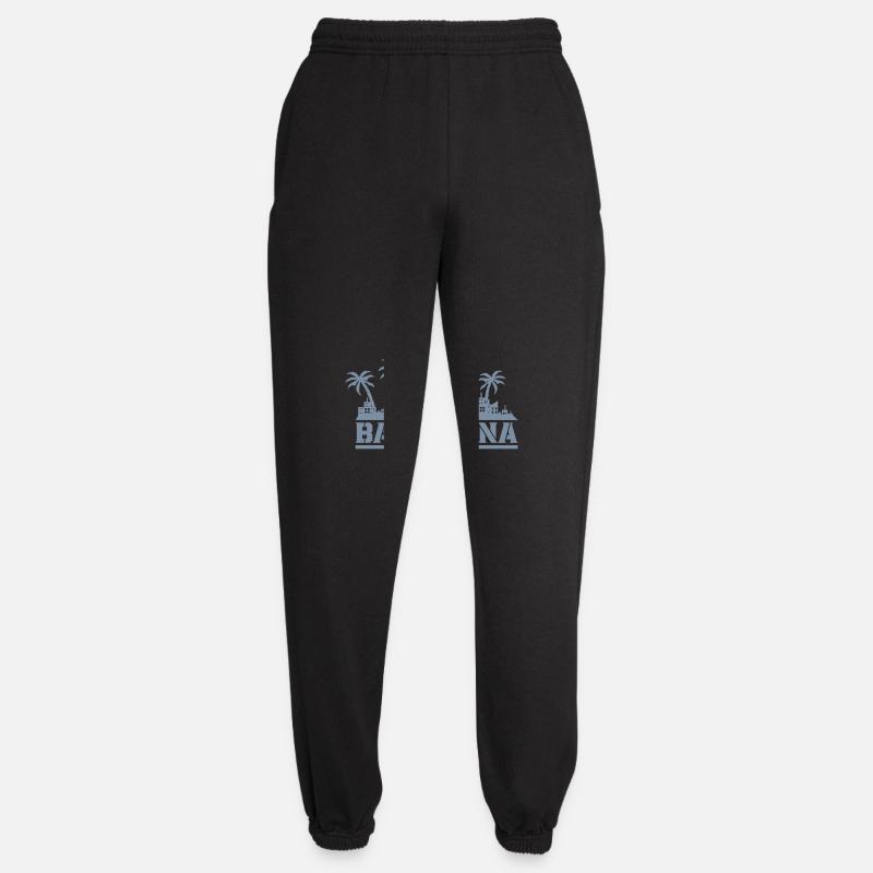 Ligne d’horizon de Barcelone - Pantalon de jogging unisexe - noir