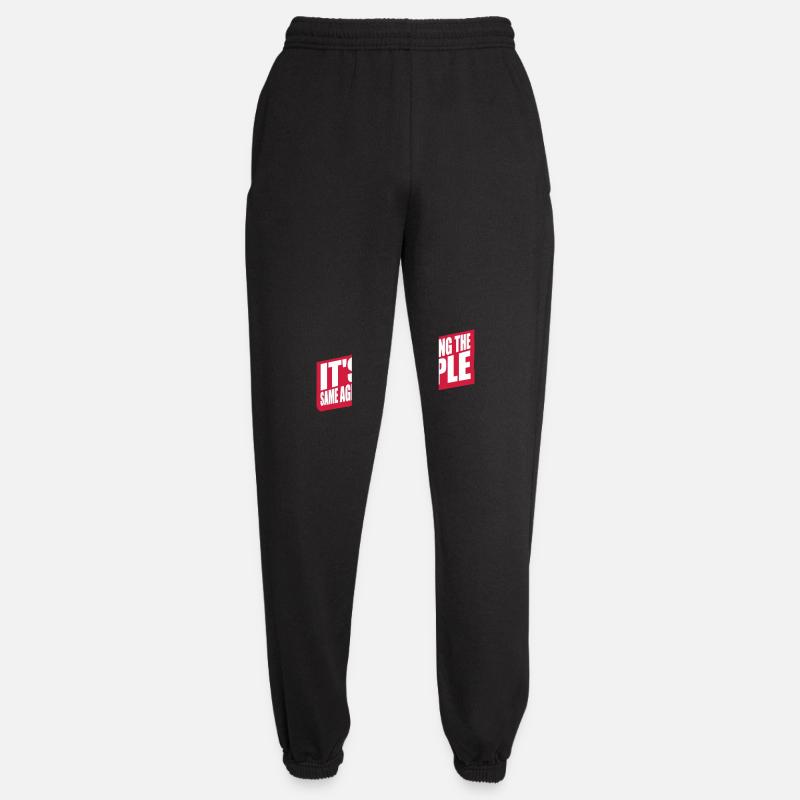 being old people age - Unisex Joggers - black