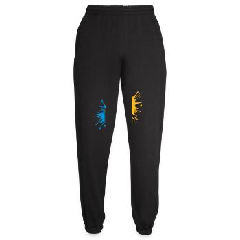 fight like ukrainians Zitat - Unisex Jogginghose - Schwarz - Vorne - AI Model Female 172 light (172cm)