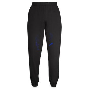 Elefant Spielt Gitarre Musik Party Band Gitarrist - Unisex Jogginghose - Schwarz - Vorne - AI Model Female 172 light (172cm)