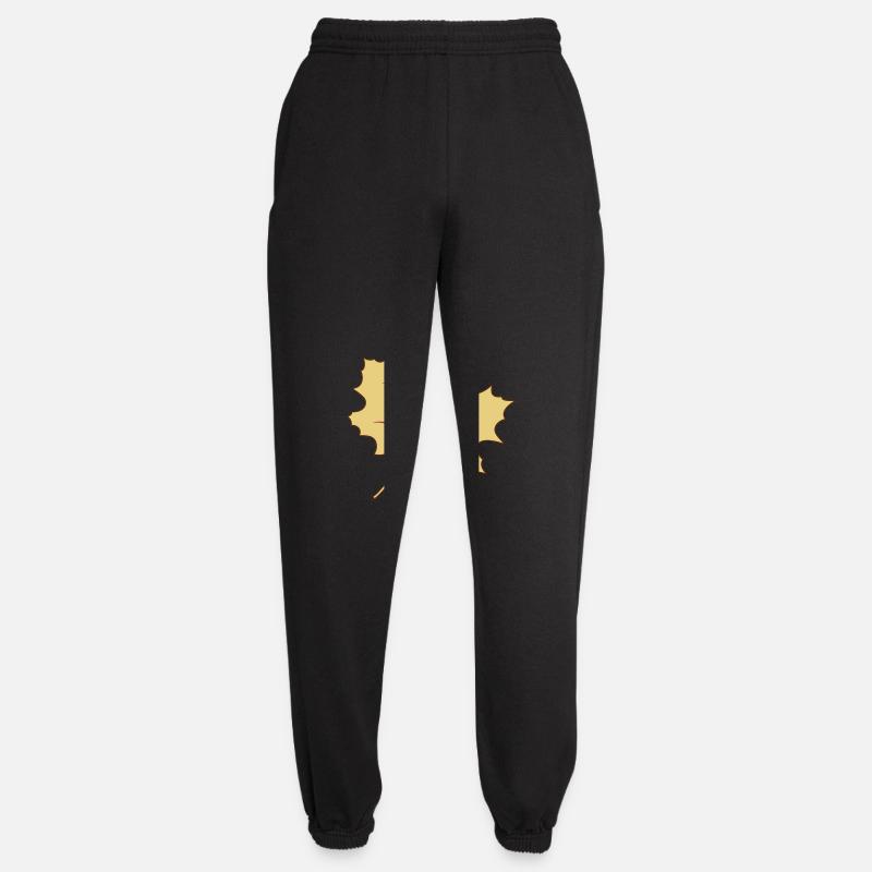 Blatt, der Herbst kann kommen - Unisex Jogginghose - Schwarz