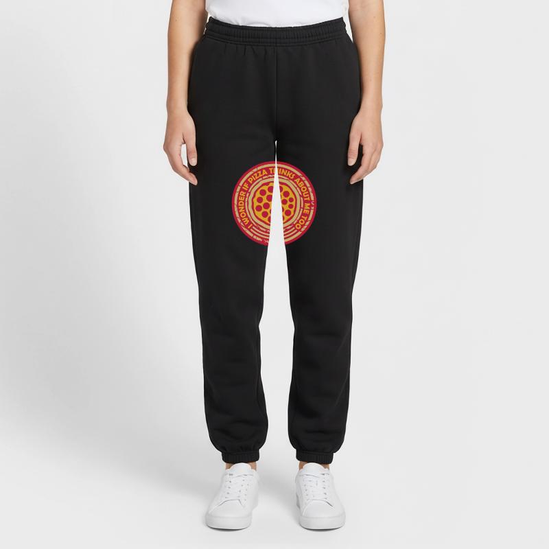 pizza thinks about me Unisex Joggers