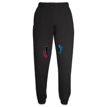 Effet 3D VIP - Pantalon de jogging unisexe - noir - Devant - AI Model Female 172 light (172cm)