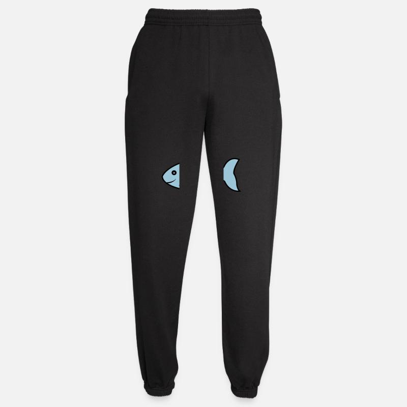 fish1 - Unisex Jogginghose - Schwarz