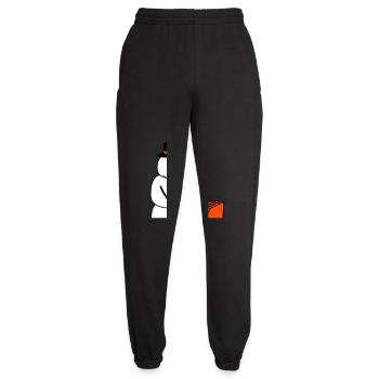 Hiver DJ Bonhomme de neige Mixeur Mixeur Fête de la musique - Pantalon de jogging unisexe - noir - Devant - AI Model Female 172 light (172cm)