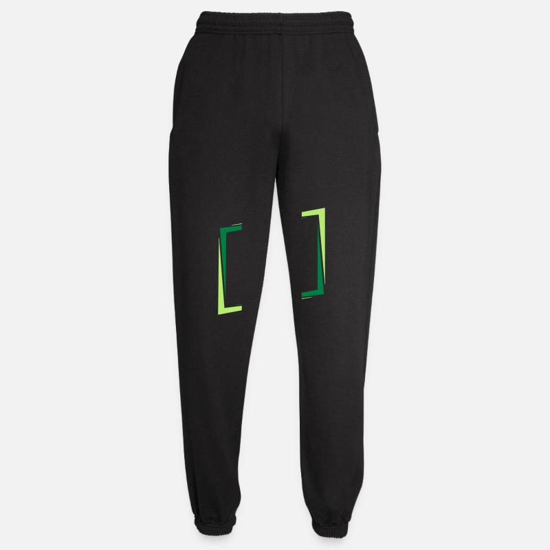 Rechteck Rahmen Schild - Unisex Jogginghose - Schwarz
