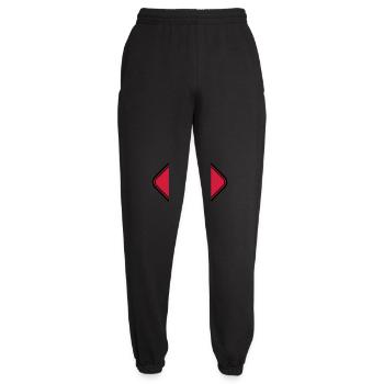 Octopus Danger Sign Caution Warning - Unisex Joggers - black - Front - AI Model Female 172 light (172cm)
