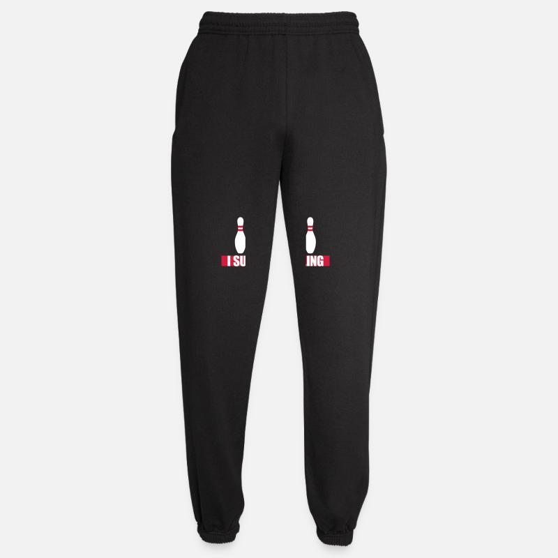 I suck at bowling - Unisex Joggers - black