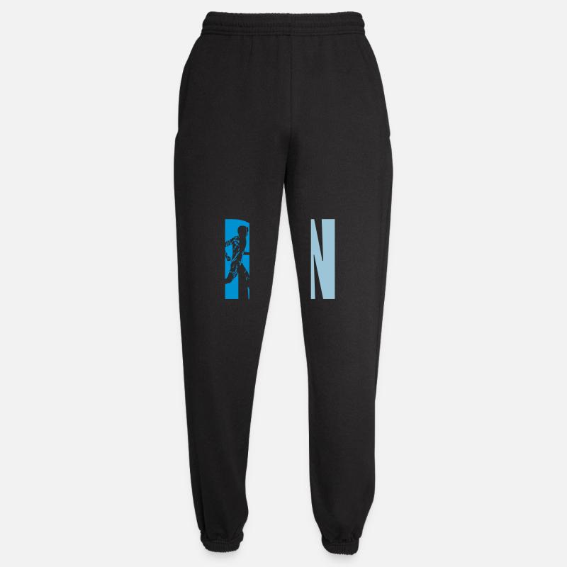 Logo Run Training - Unisex Jogginghose - Schwarz