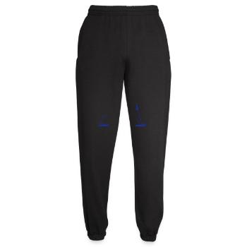 Zwei Lustige Delfine DJ Team Mischpult Party Musik - Unisex Jogginghose - Schwarz - Vorne - AI Model Female 172 light (172cm)