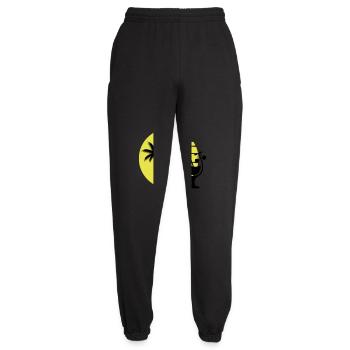cocktail sunset - Unisex Joggers - black - Front - AI Model Female 172 light (172cm)