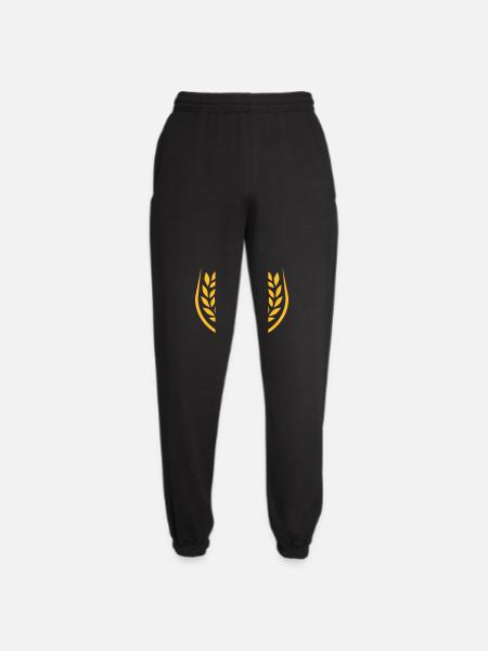 Laurel wreath Music clef - Unisex Joggers - black