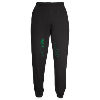 2 Sir Cats Mr. Cylinder Deux Monocle Team Rich - Pantalon de jogging unisexe - noir - Devant - AI Model Female 172 light (172cm)