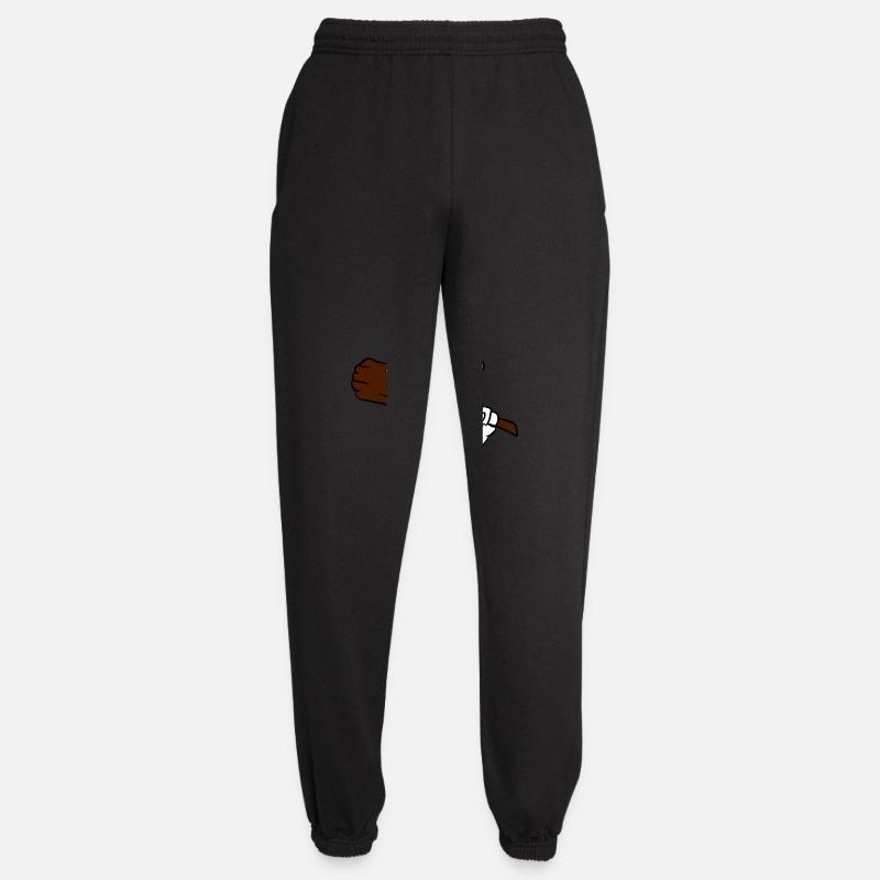 Caveman lunettes dessinées drôles - Pantalon de jogging unisexe - noir