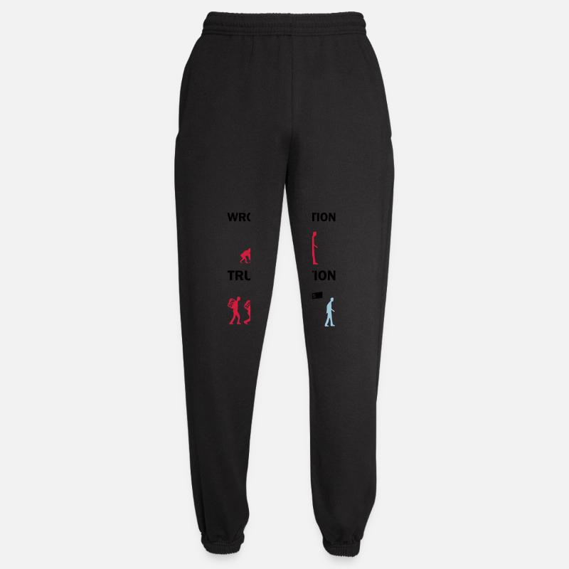 Jésus de la véritable évolution - Pantalon de jogging unisexe - noir