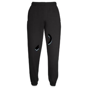 magnifying glass - Unisex Joggers - black - Front - AI Model Female 172 light (172cm)