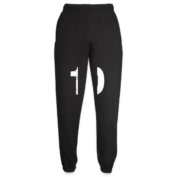 10 - Unisex Jogginghose - Schwarz - Vorne - AI Model Female 172 light (172cm)