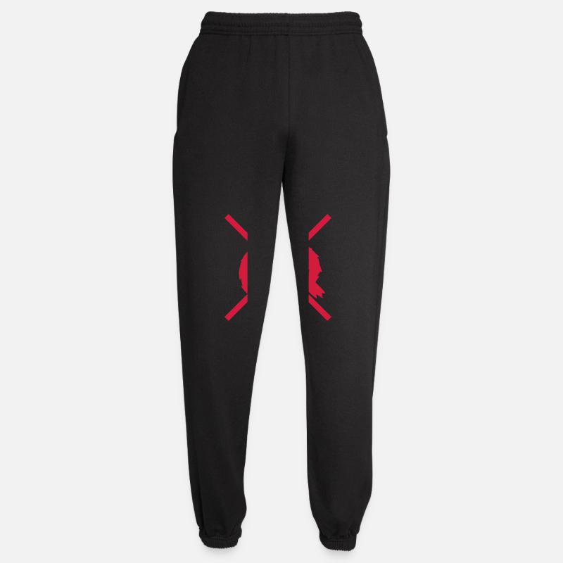 Forbidden no anarchy symbol - Unisex Joggers - black