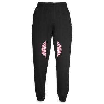 Mon visage le fera certainement - Pantalon de jogging unisexe - noir - Devant - AI Model Female 172 light (172cm)
