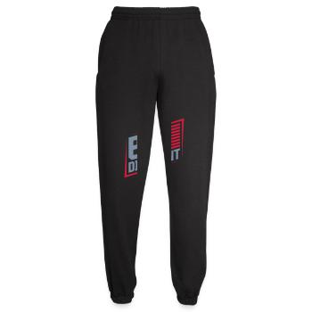 Soyez différent Logo Design - Pantalon de jogging unisexe - noir - Devant - AI Model Female 172 light (172cm)
