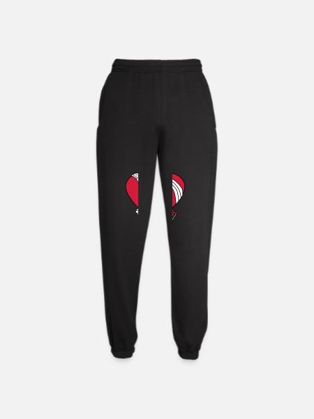 hjerte såret brudt patient doktreret syg l - Unisex joggingbukser - sort