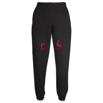 beach palm sea miami florida caravan laend - Unisex Joggers - black - Front - AI Model Female 172 light (172cm)