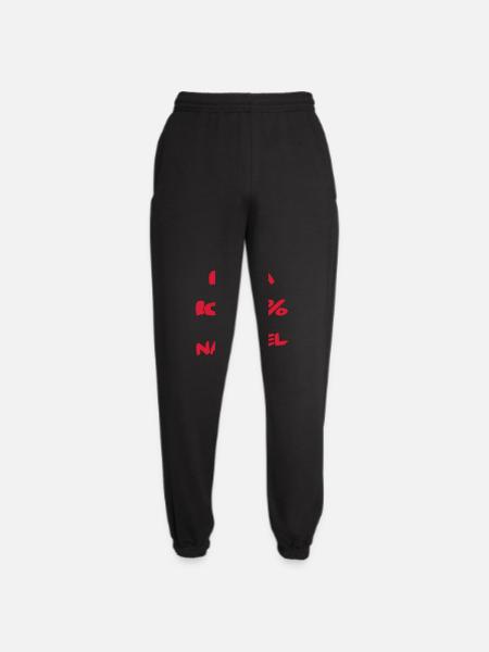Papa naturel - Pantalon de jogging unisexe - noir