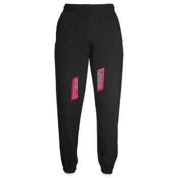 Breaking news don't care - Unisex Jogginghose - Schwarz - Vorne - AI Model Female 172 light (172cm)