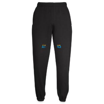 being old people age - Unisex Joggers - black - Front - AI Model Female 172 light (172cm)