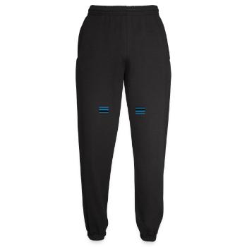 Nombreux modèle de lignes - Pantalon de jogging unisexe - noir - Devant - AI Model Female 172 light (172cm)