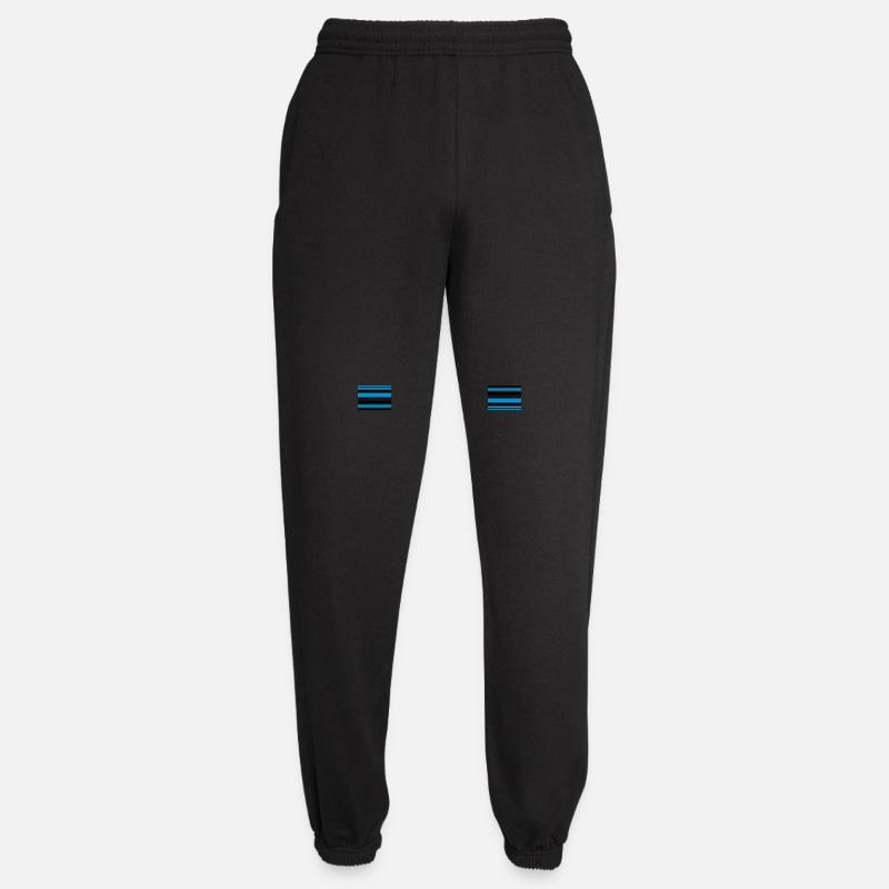 Nombreux modèle de lignes - Pantalon de jogging unisexe - noir