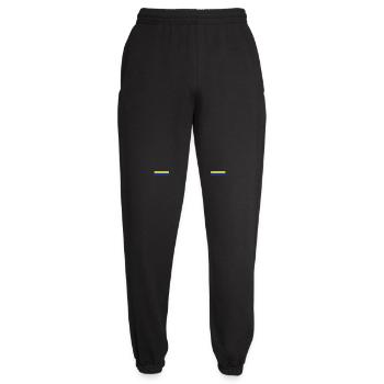 Streifen Ukraine Herz - Unisex Jogginghose - Schwarz - Vorne - AI Model Female 172 light (172cm)