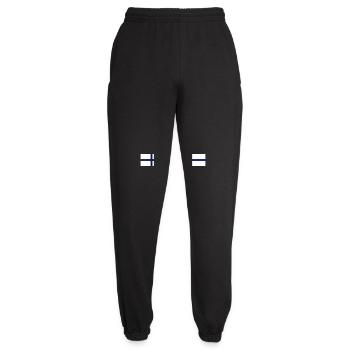 Finland Flag - Unisex Joggers - black - Front - AI Model Female 172 light (172cm)