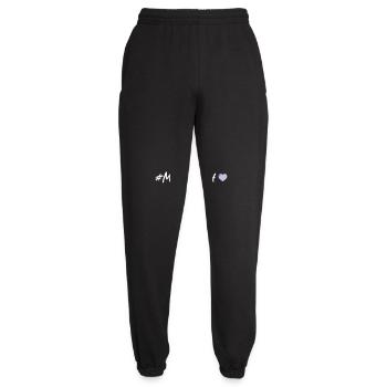Team Heart - Unisex Joggers - black - Front - AI Model Female 172 light (172cm)