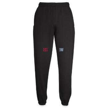 Logo Cousin Crew Team - Unisex Jogginghose - Schwarz - Vorne - AI Model Female 172 light (172cm)