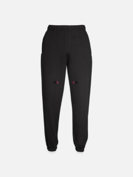 Heart Line - Unisex Joggers - black
