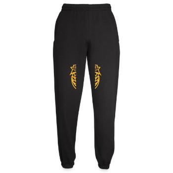 inhale exhale yoga Zitat - Unisex Jogginghose - Schwarz - Vorne - AI Model Female 172 light (172cm)