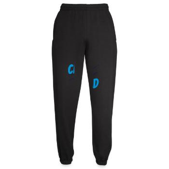 Cat Dad Logo Design - Unisex Jogginghose - Schwarz - Vorne - AI Model Female 172 light (172cm)
