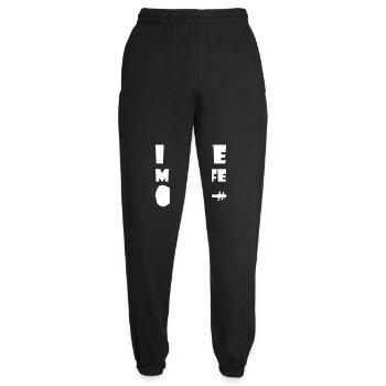 Bass Player gift I LOVE MY WIFE LETS ME PLAY BASS - Unisex Jogginghose - Schwarz - Vorne - AI Model Female 172 light (172cm)