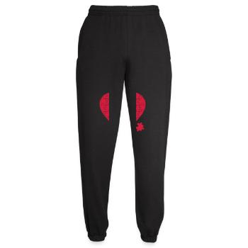 herz - Unisex Jogginghose - Schwarz - Vorne - AI Model Female 172 light (172cm)