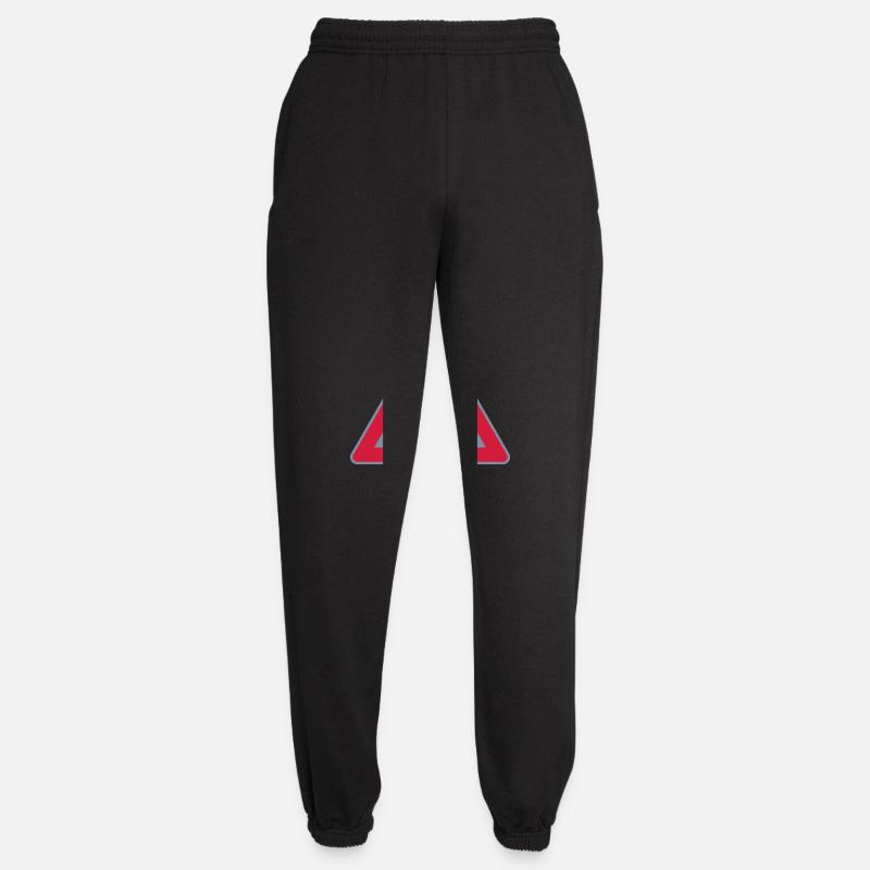 Caution Shield Diaper - Unisex Joggers - black