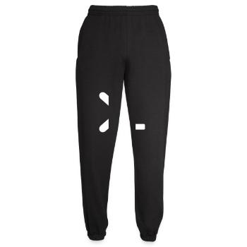 >_ OS Programm prompt - Unisex Jogginghose - Schwarz - Vorne - AI Model Female 172 light (172cm)