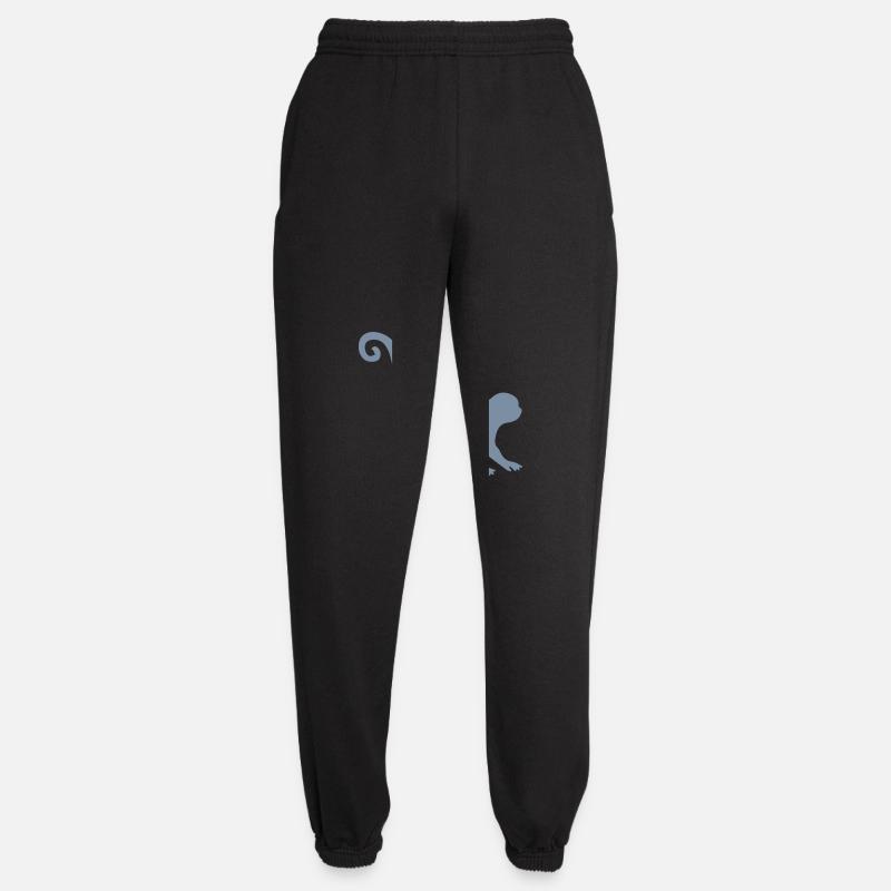 affe silhouette - Unisex Jogginghose - Schwarz
