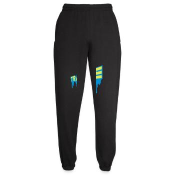 Design Trance Logo Club - Pantalon de jogging unisexe - noir - Devant - AI Model Female 172 light (172cm)